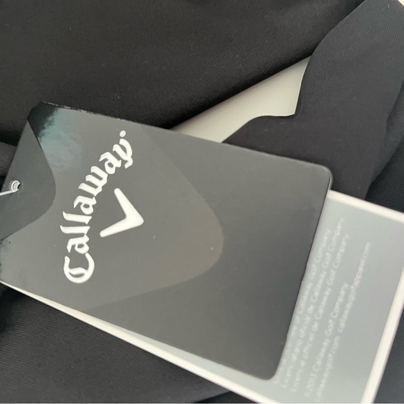 Callaway Black Gray 1/4 Zip Opti Therm Long Sleeve Golf Jacket - Picture 14 of 15